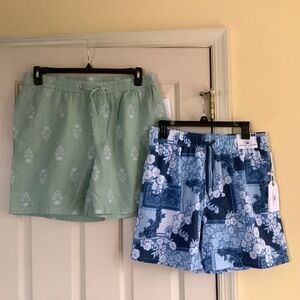 Men’s Bundle Shorts & Swim Trunks Raga & Vintage Summer Blue SZ L